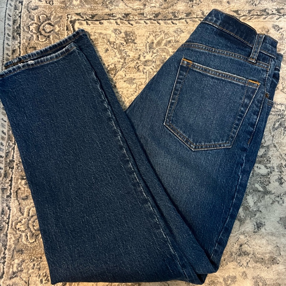 Abercrombie 90s straight Jean ultra high rise curve love